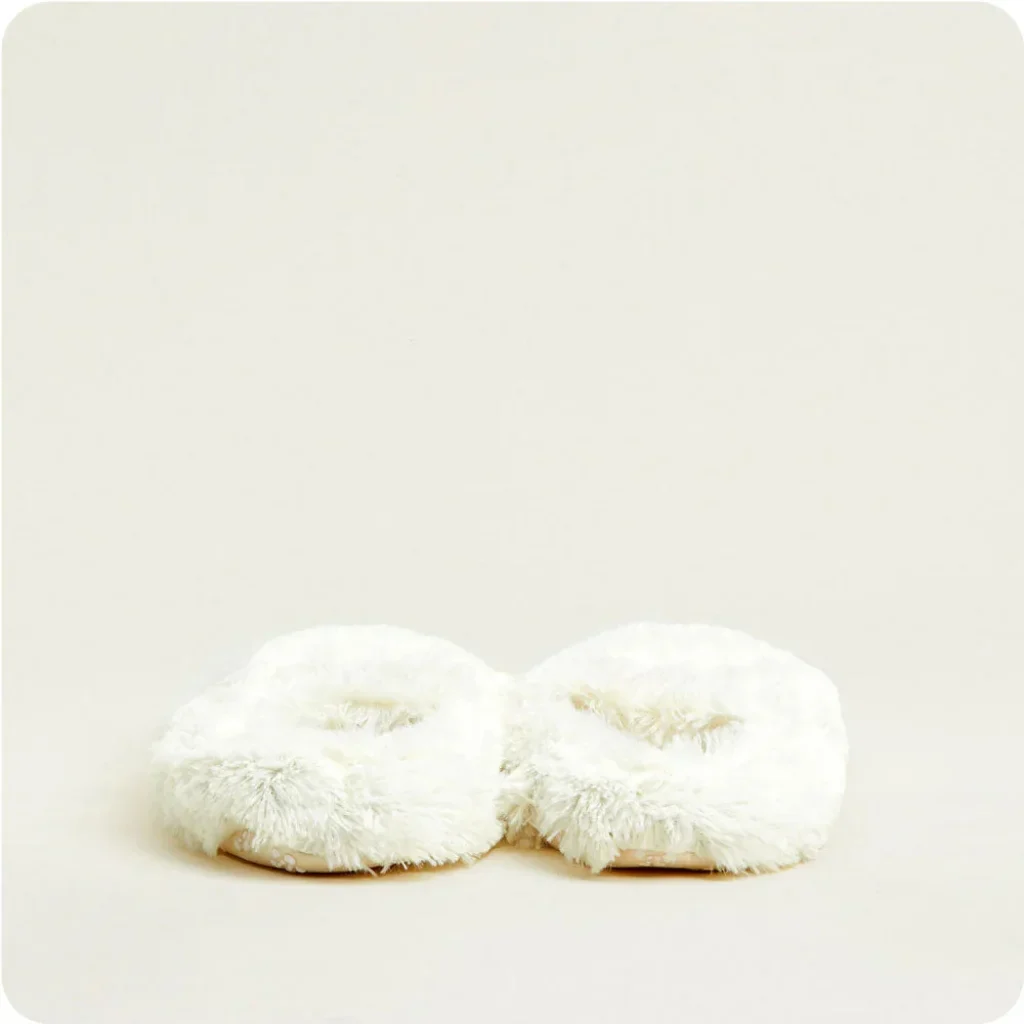 Warmies : Cream Slippers Warmies - Image 5