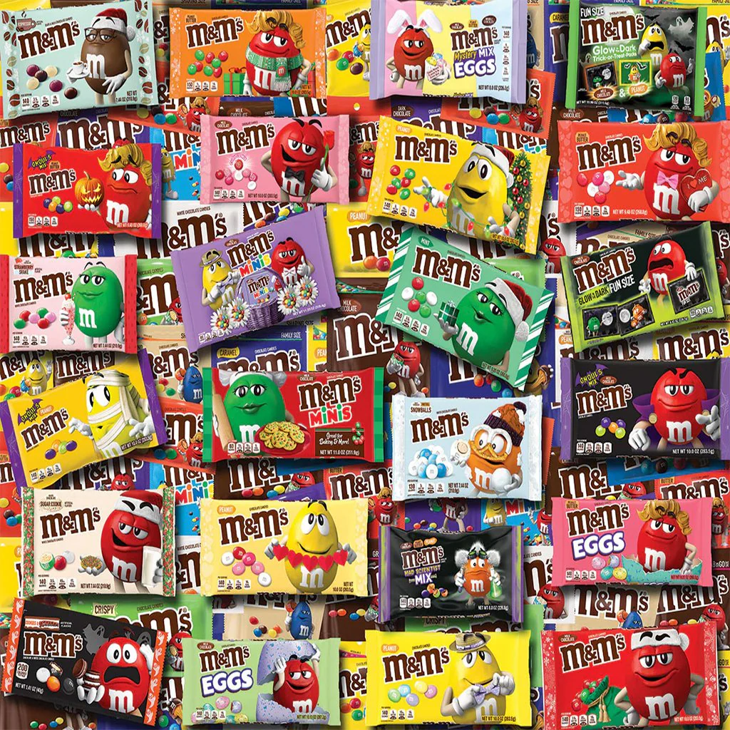 White Mountain : M&M 1000 Piece Puzzle - Image 2