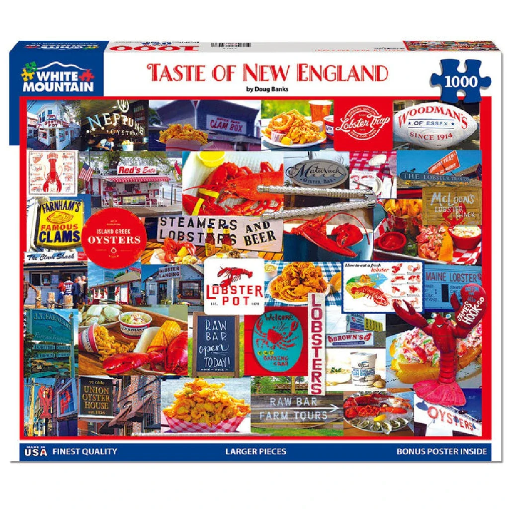 White Mountain Puzzles : Taste Of New England Jigsaw Puzzle - Image 2