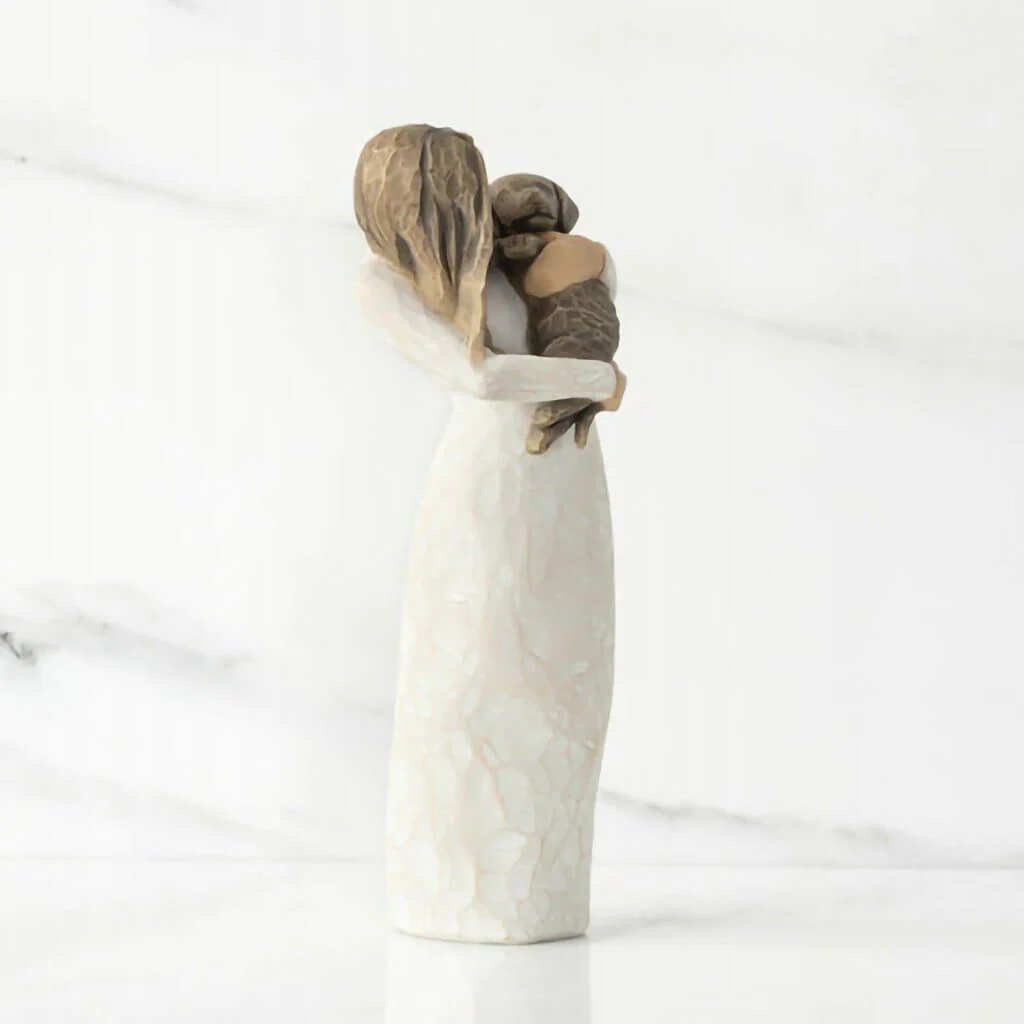 Willow Tree : "Adorable You" Figurine - Dark Dog - Image 4