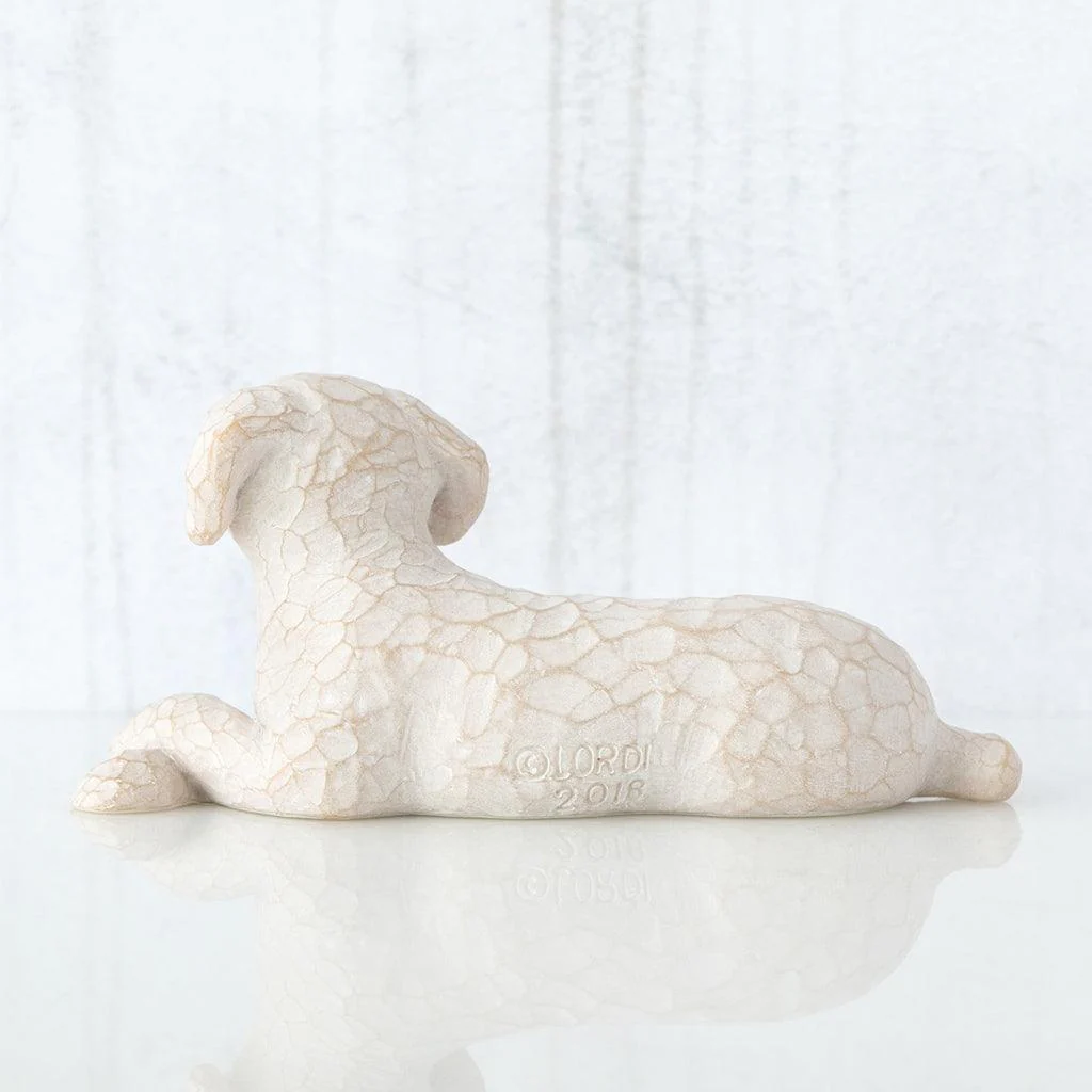 Willow Tree : Love My Dog (Small, Lying Down) Figurine - Image 3
