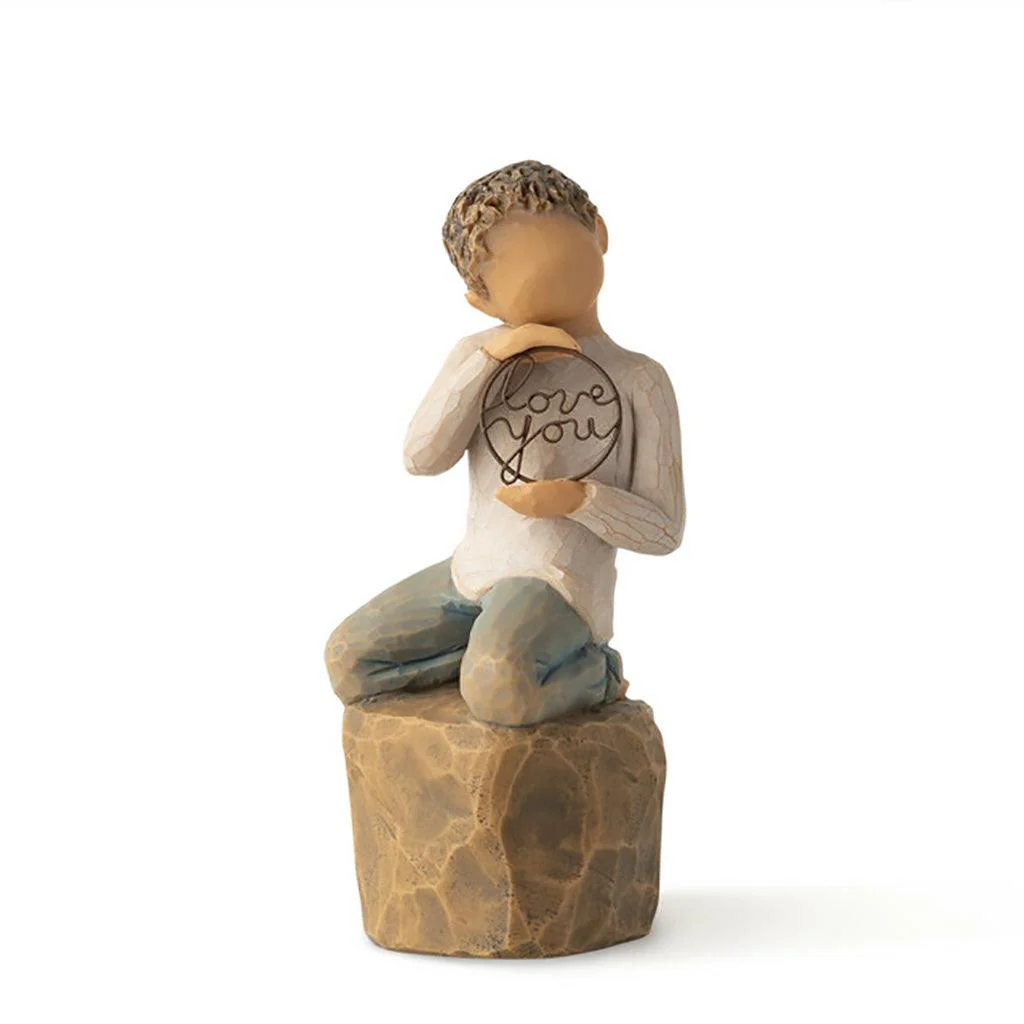 Willow Tree : "Love you too" Figurine - Lighter Skin