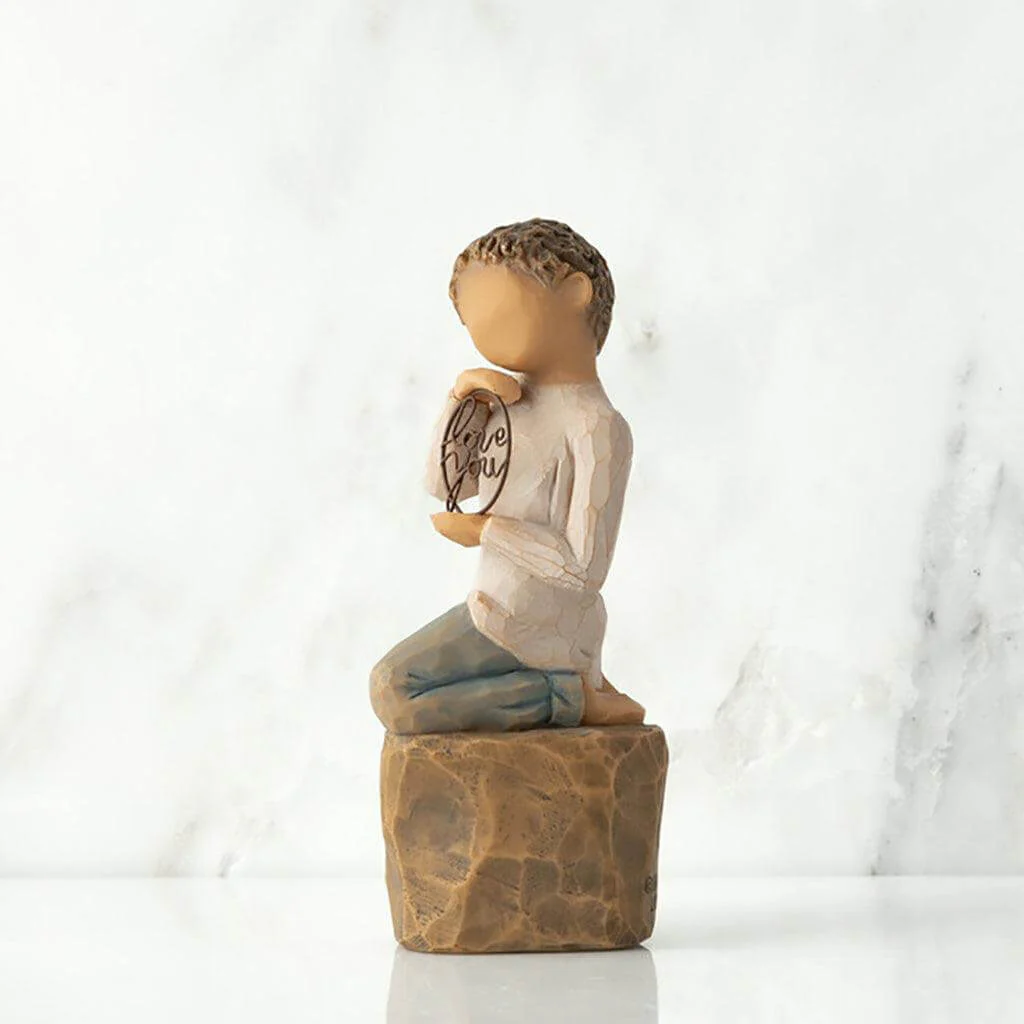 Willow Tree : "Love you too" Figurine - Lighter Skin - Image 3