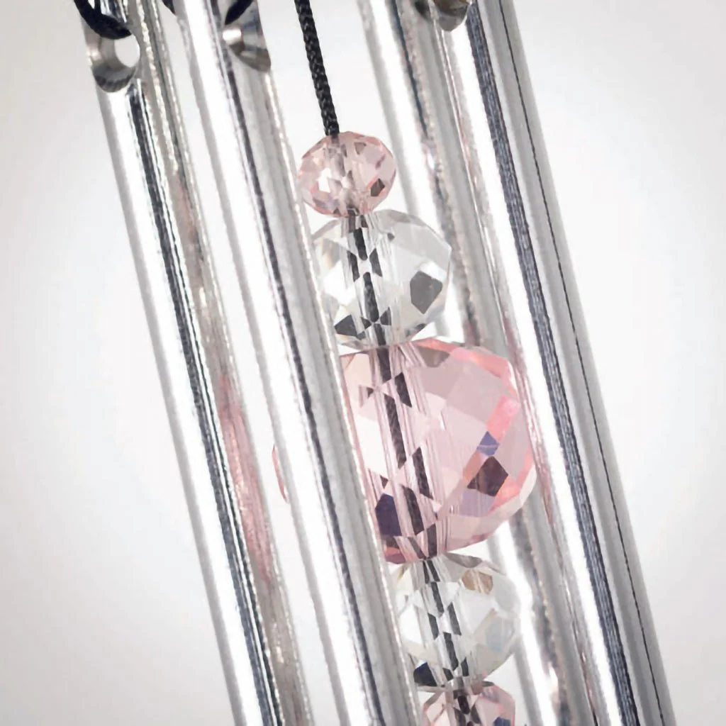 Woodstock Chimes : Rose Quartz Heart Chime™ - Image 2