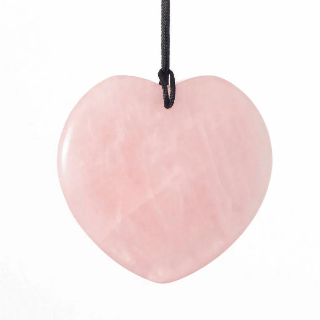 Woodstock Chimes : Rose Quartz Heart Chime™ - Image 4