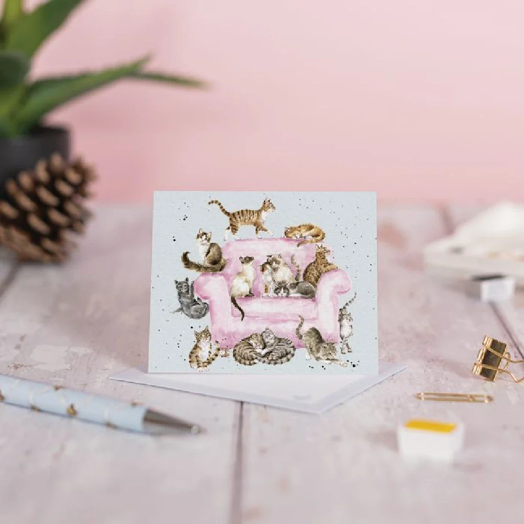 Wrendale : Cattitude' Cat Gift Enclosure Card - Image 2