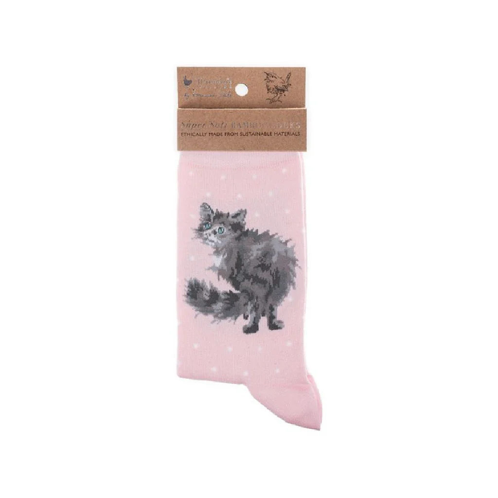 Wrendale : Glamour Puss' Cat Socks - Image 2