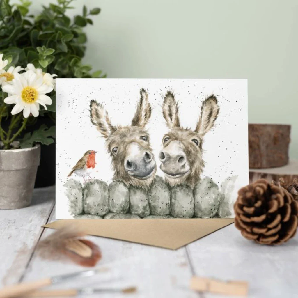Wrendale : Hee Haw' donkey card - Image 2
