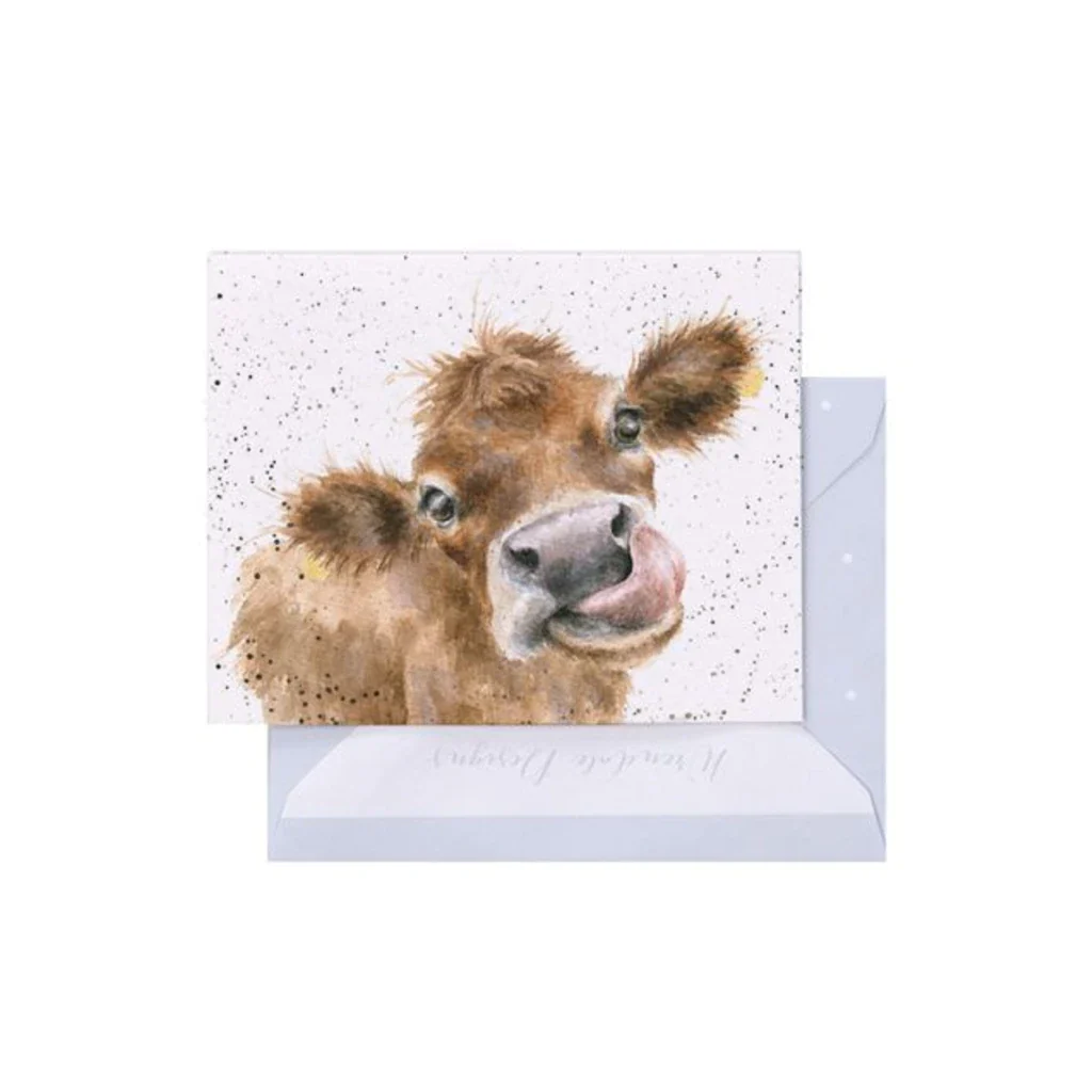 Wrendale : Moooo' Cow Enclosure Card