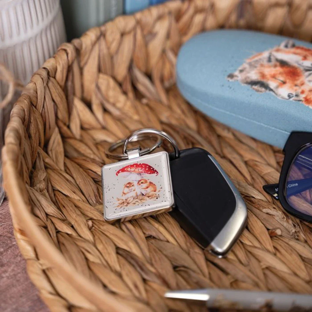 Wrendale : Mushroom in My Heart' Mouse Keychain - Image 2