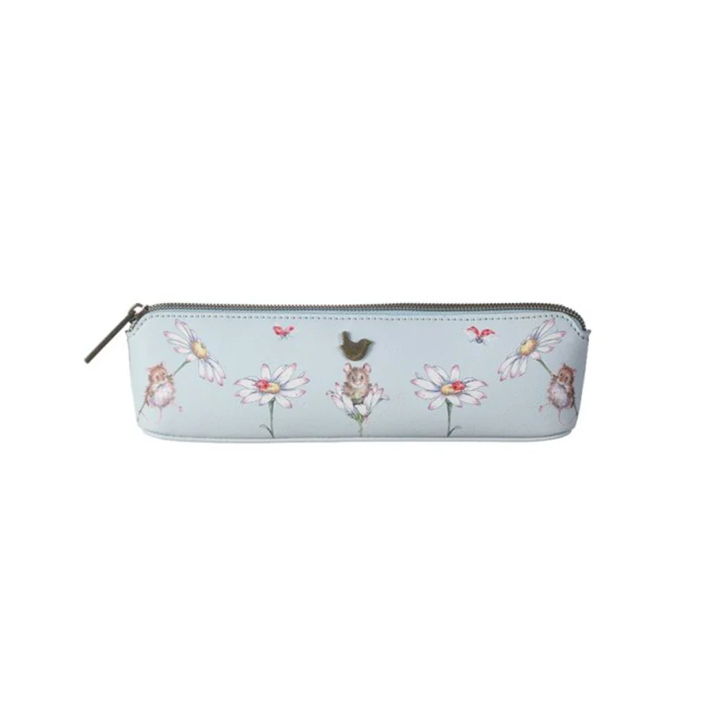 Wrendale : Oops a Daisy' mouse Brush Bag/ Pencil Case - Image 2