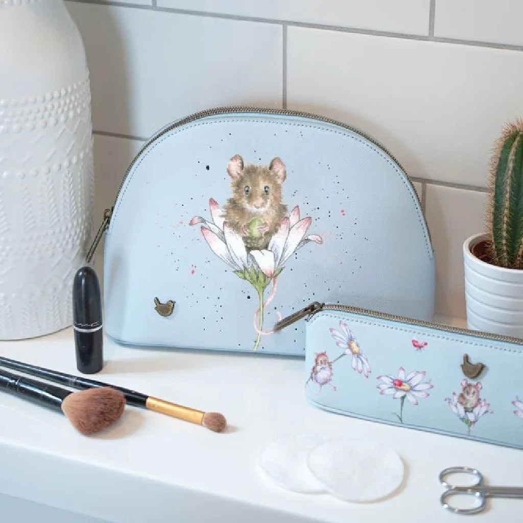 Wrendale : Oops a Daisy' mouse Brush Bag/ Pencil Case - Image 4