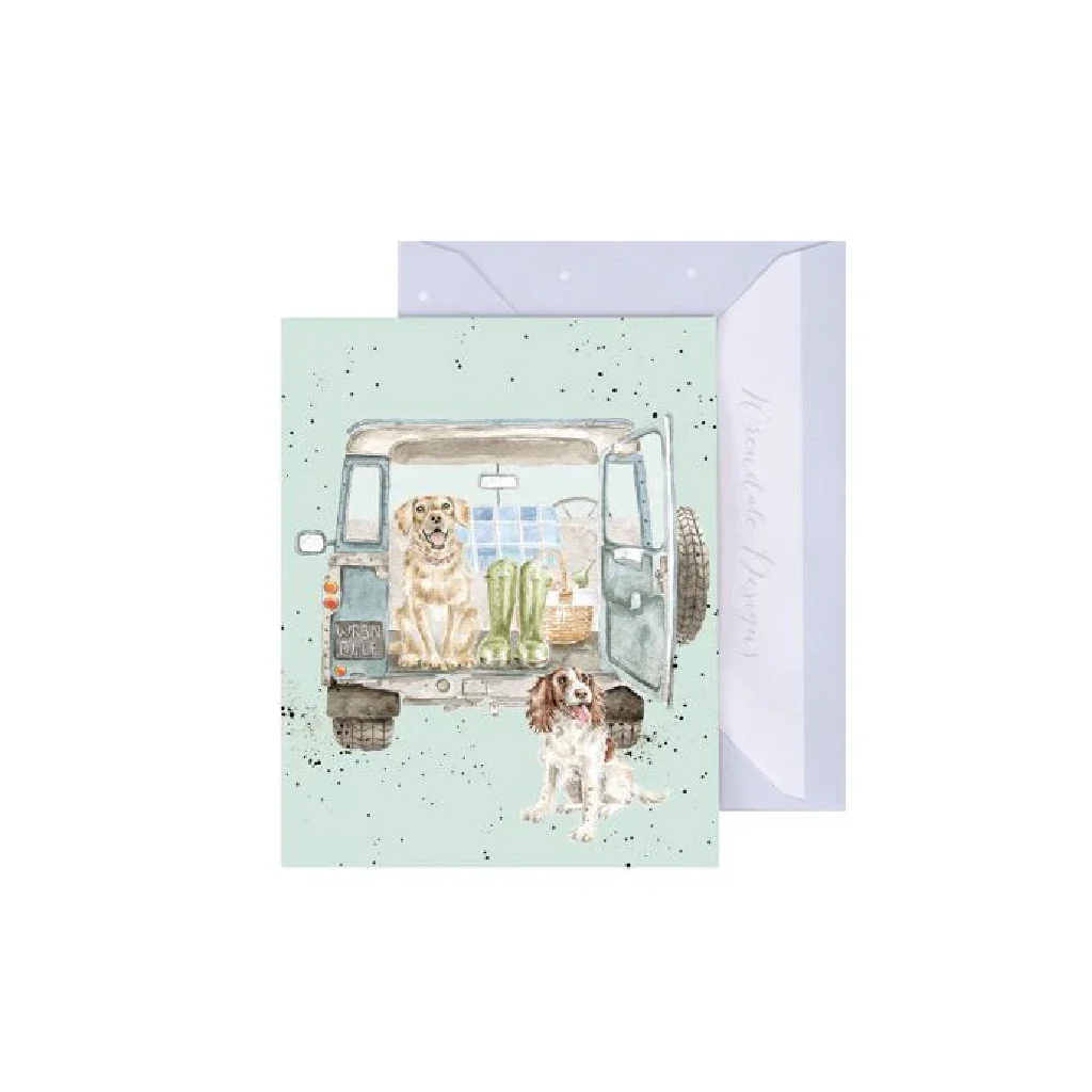 Wrendale : Paws for a Picnic' Spaniel and Labrador Gift Card