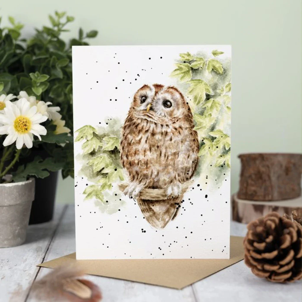 Wrendale : Treetops' Owl Card - Image 2