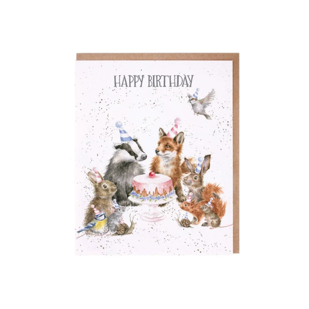 Wrendale : Woodland Party' Woodland Animal Birthday Card