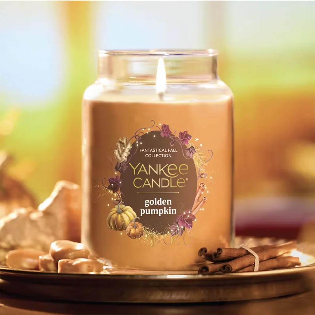 Yankee Candle : Golden Pumpkin - Original Jar Candle - Image 2