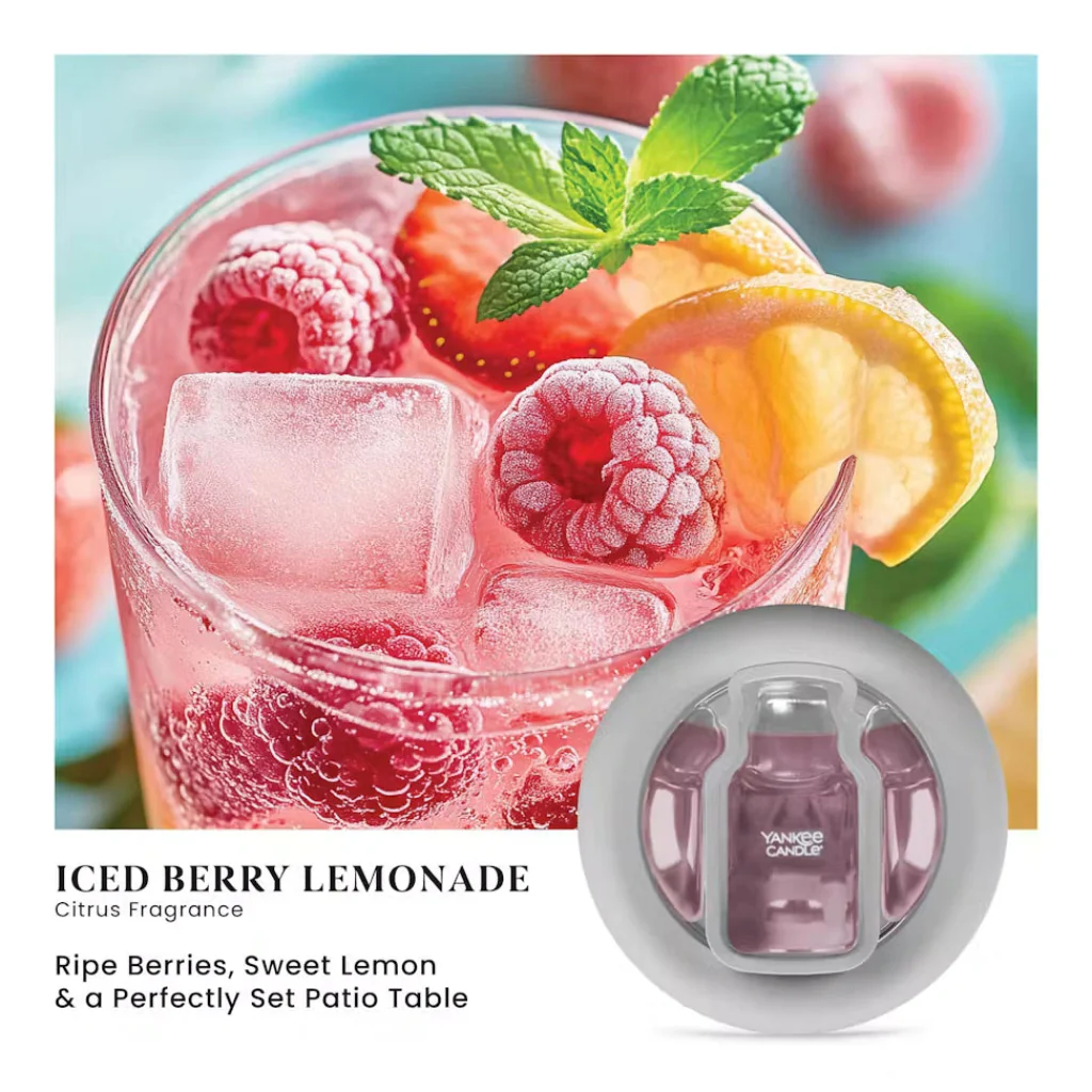 Yankee Candle : Iced Berry Lemonade Smart Scent™ Vent Clip - Image 2