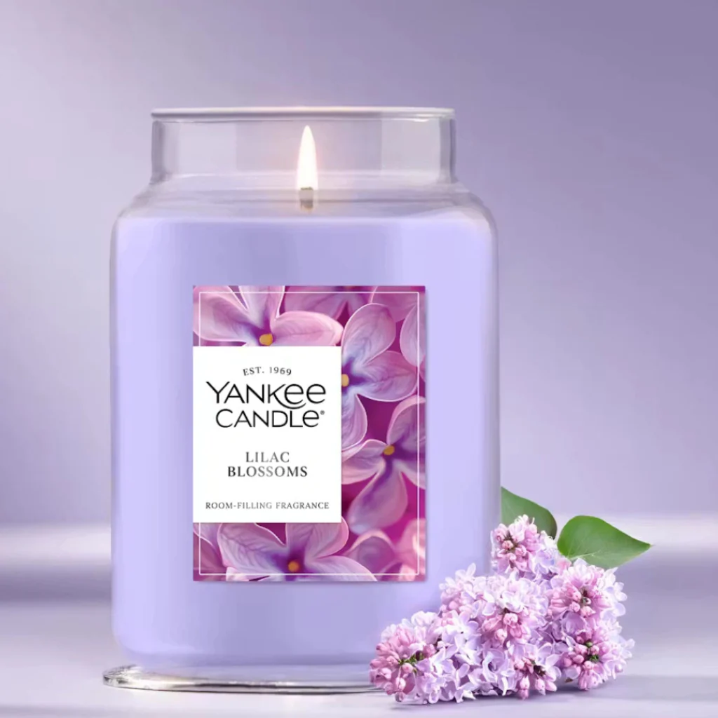Yankee Candle : Lilac Blossoms Large Jar Candles - Image 2
