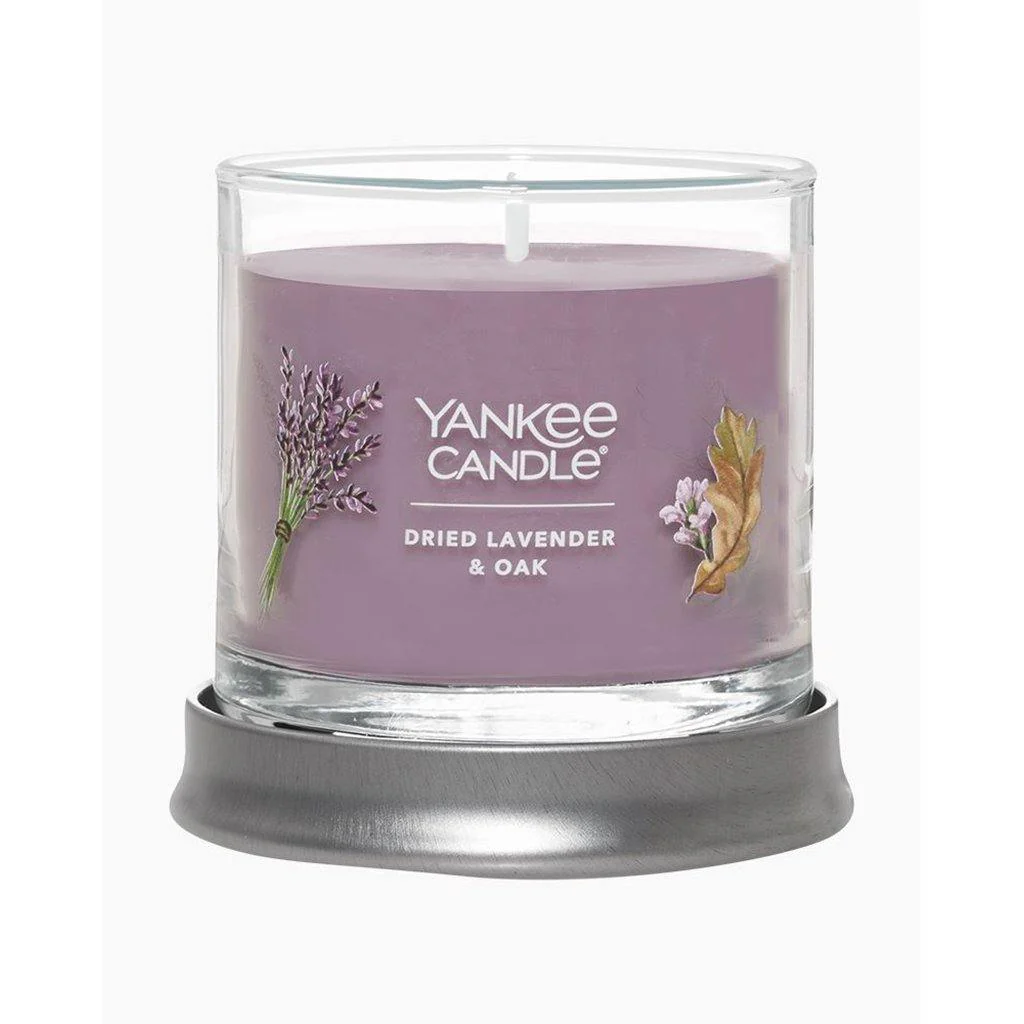 Yankee Candle : Signature Small Tumbler Candle in Dried Lavender & Oak - Image 2