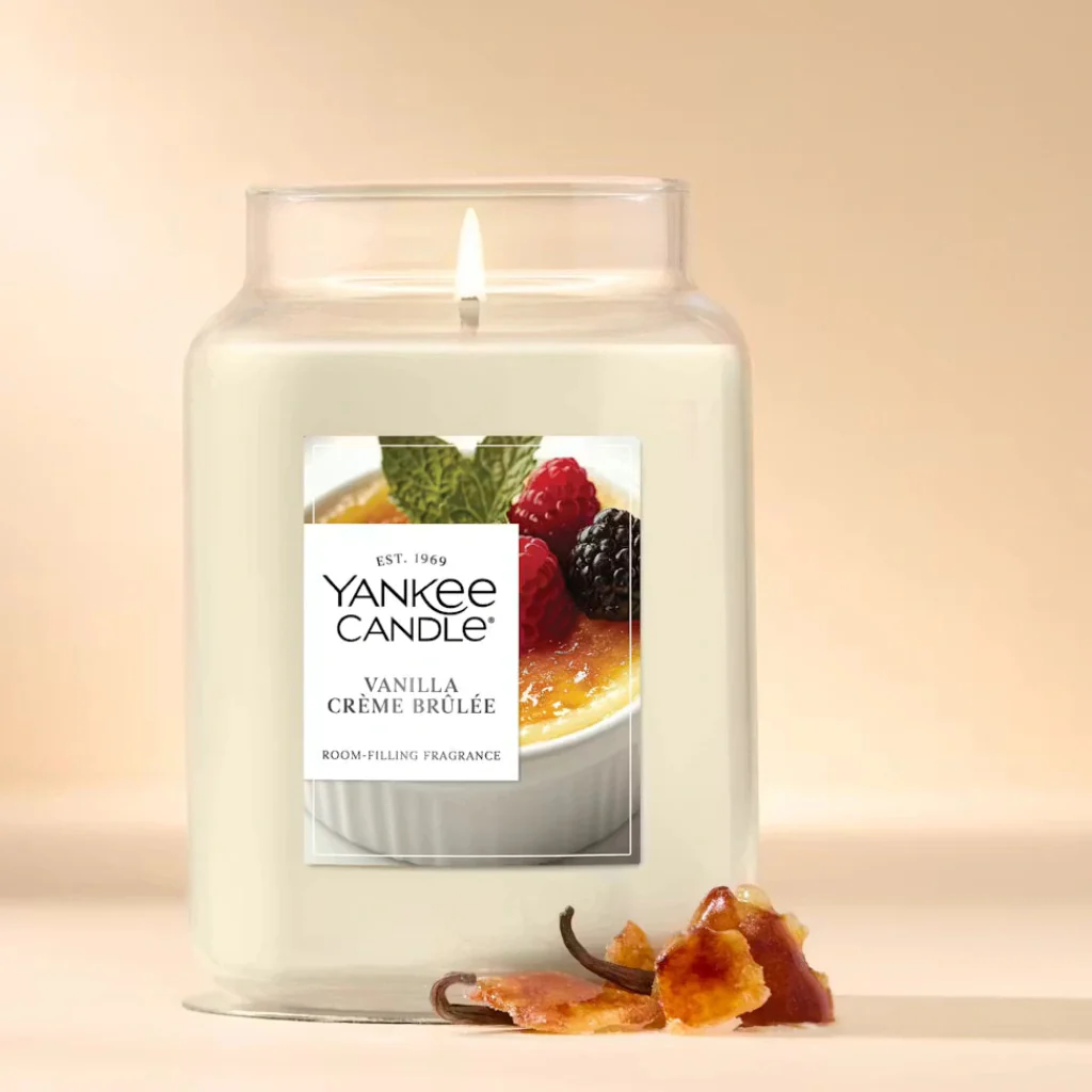 Yankee Candle : Vanilla Crème Brûlée Original Large Jar Candles - Image 2
