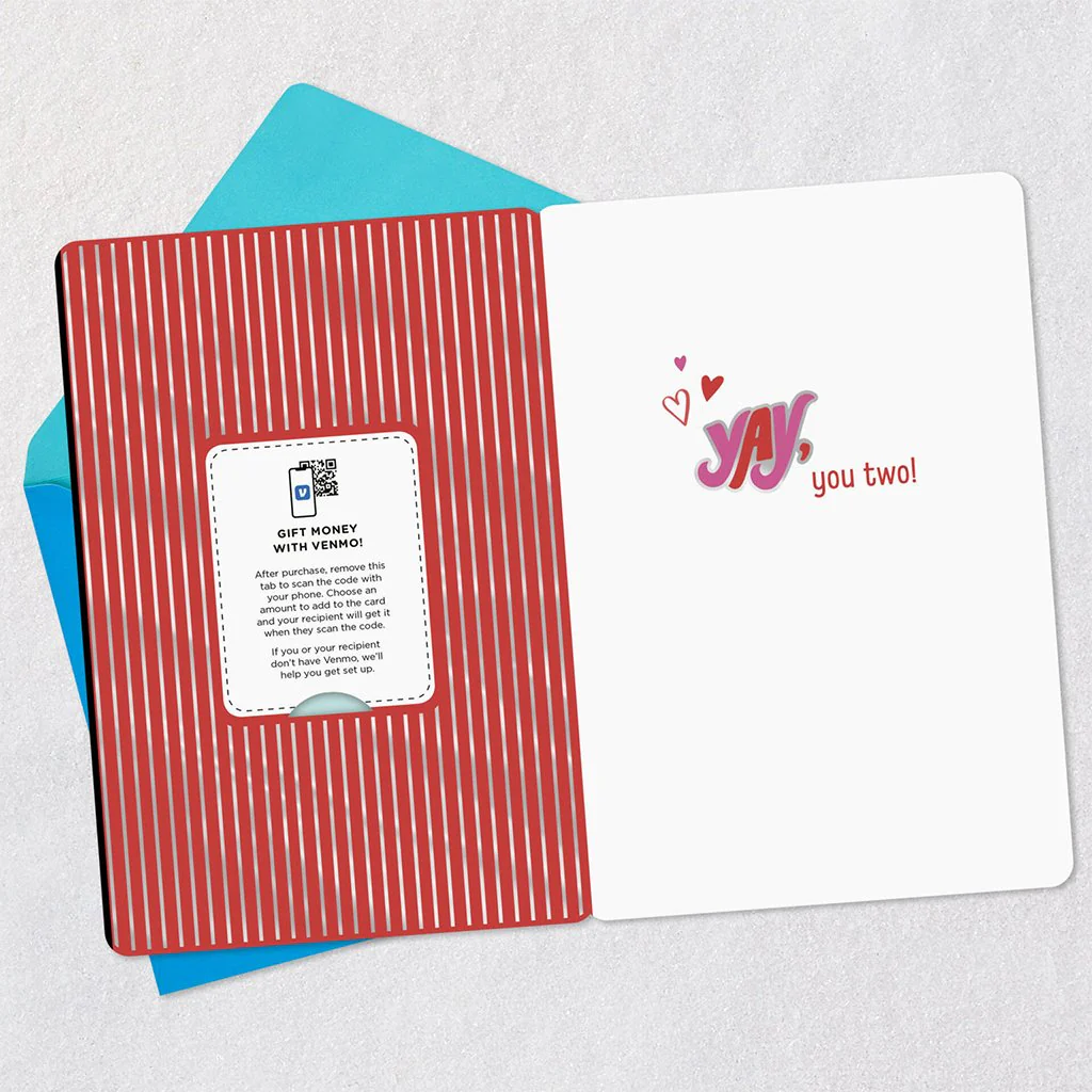 Yay Love Venmo Wedding Card - Image 3